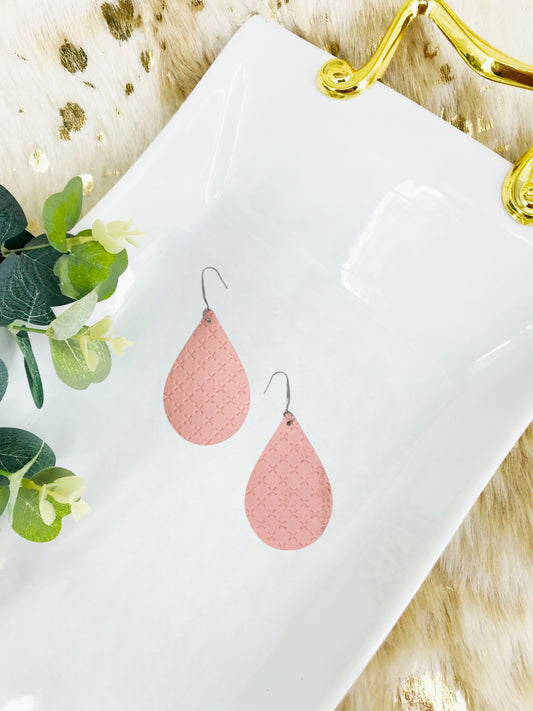 Criss Cross Leather Earrings - E19-003