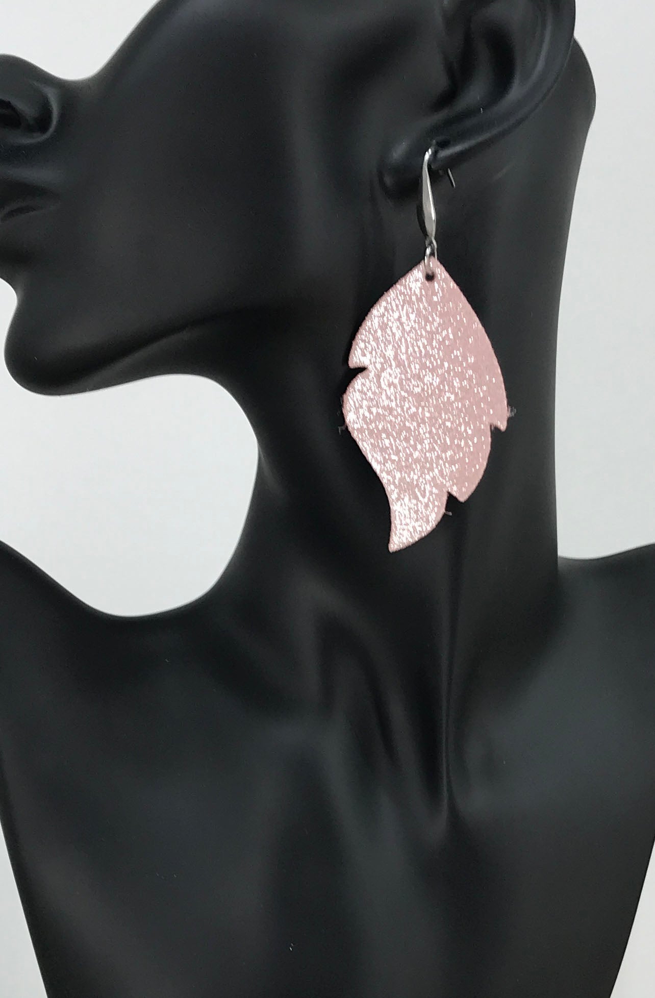 Pink Lemonade Leather Earrings - E19-1004