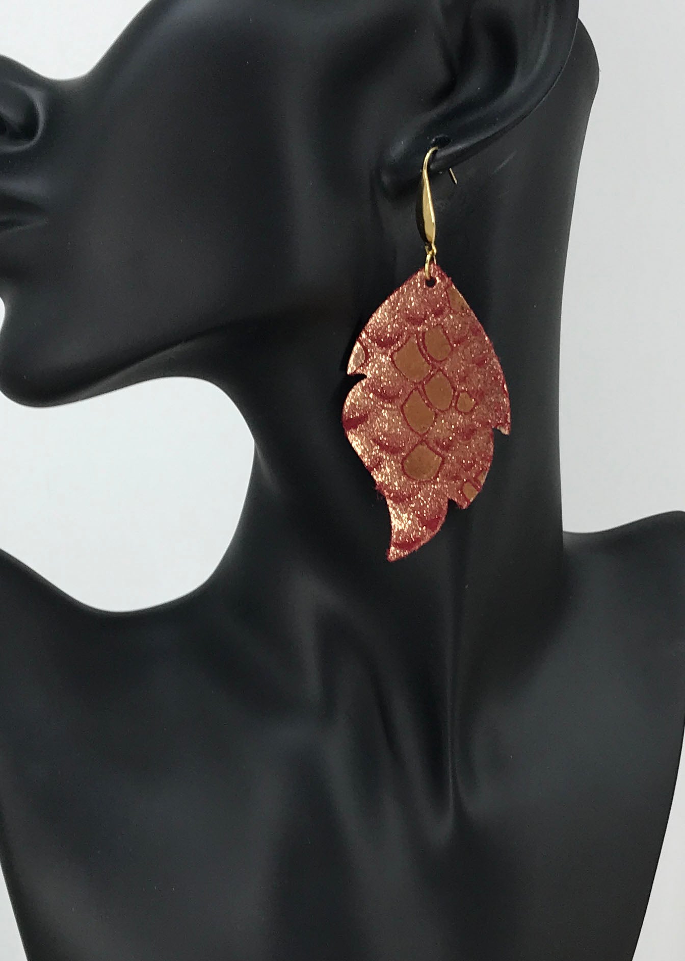 Genuine Leather Earrings - E19-1136