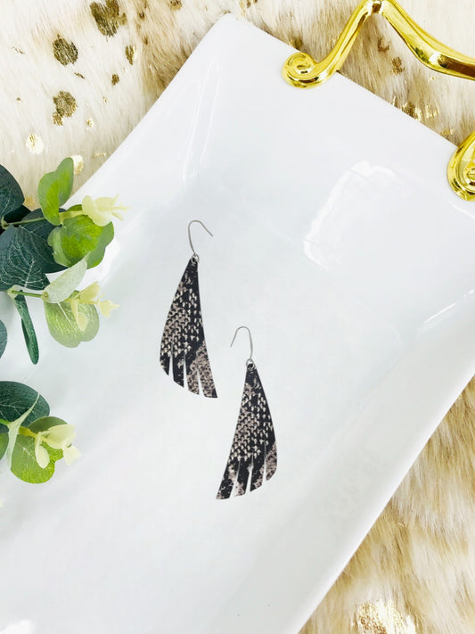 Genuine Leather Earrings - E19-1230