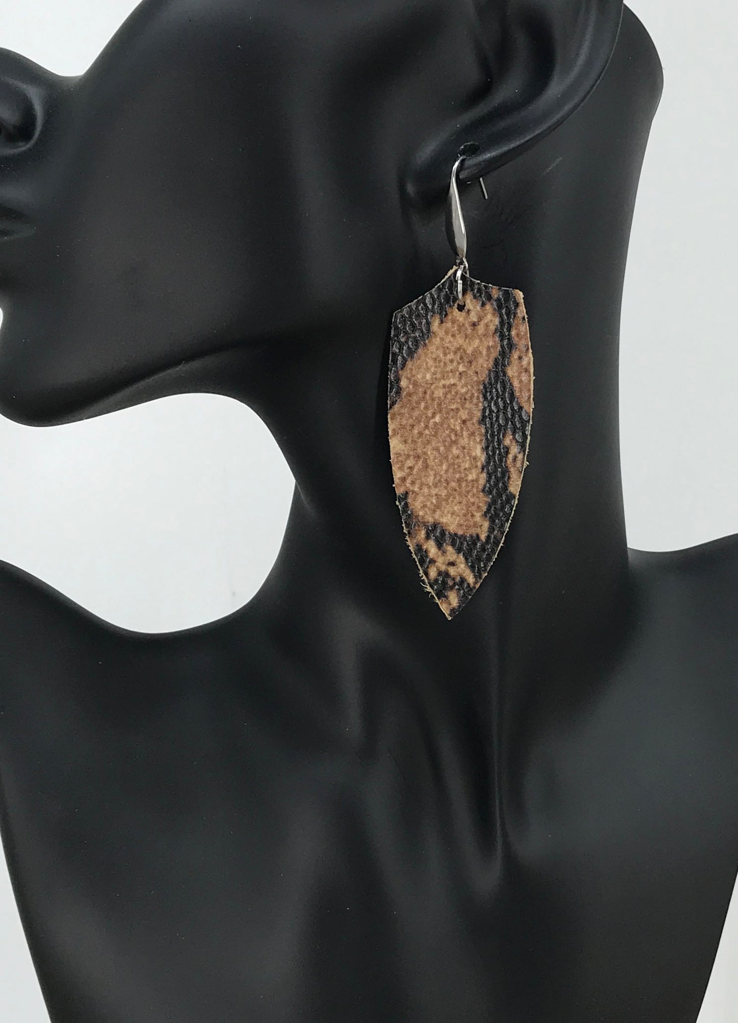 Genuine Leather Earrings - E19-1254