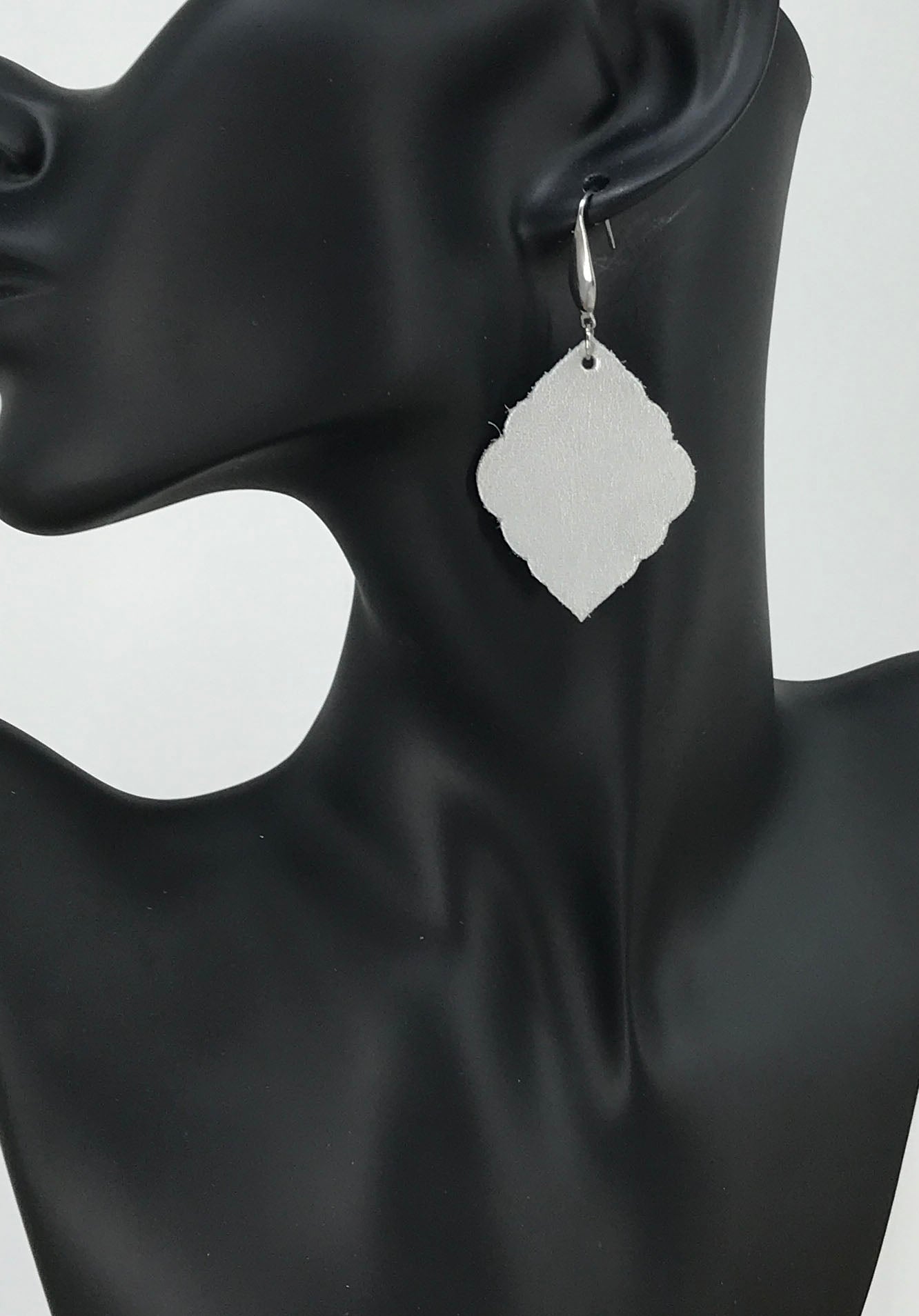 Genuine Leather Earrings - E19-1370