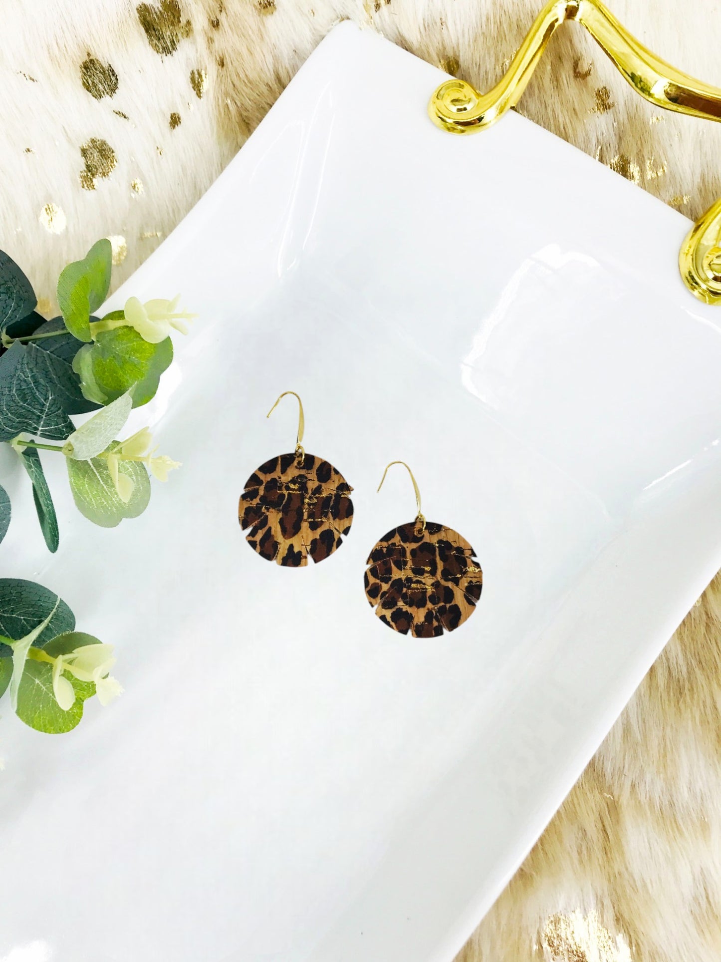 Baby Cheetah Genuine Cork Leather - E19-1433