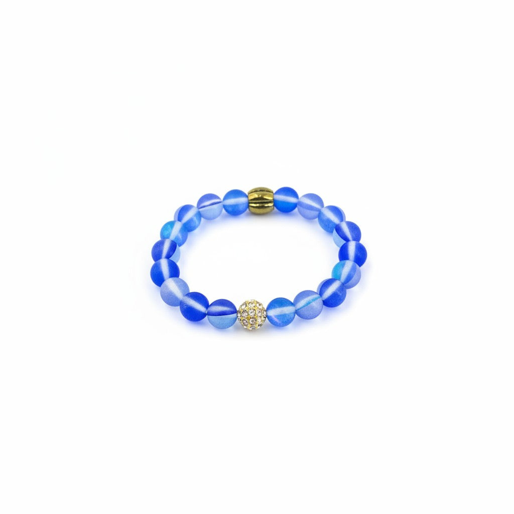 Blue Aurora Rhinestone Bracelet
