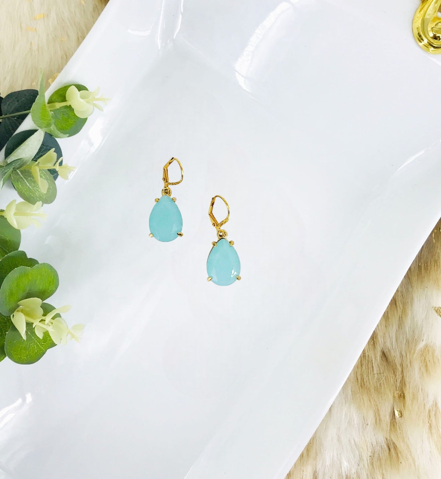 Teardrop Dangle Earrings - E19-168