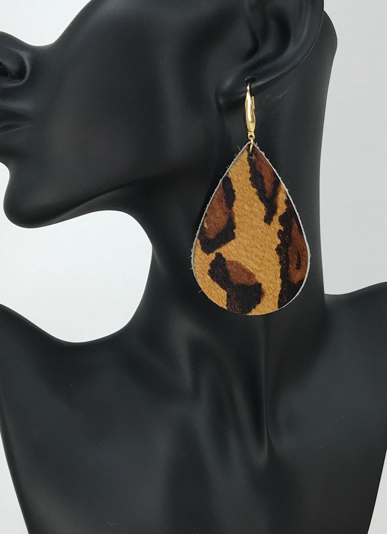 Golden Prowl Classic Teardrop Earrings