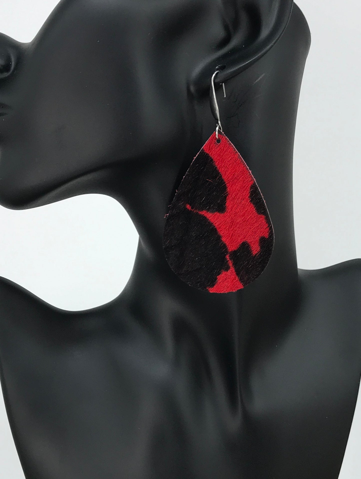 Crimson Rebel Teardrop Earrings