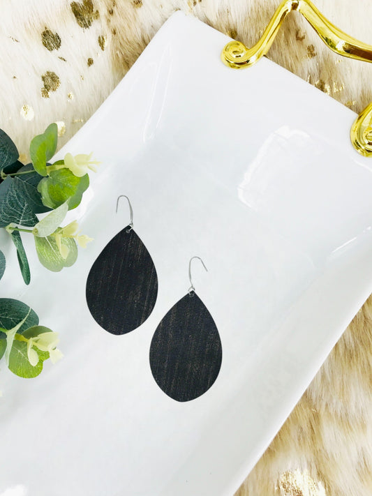 Bronze Genuine Leather Earrings - E19-1975