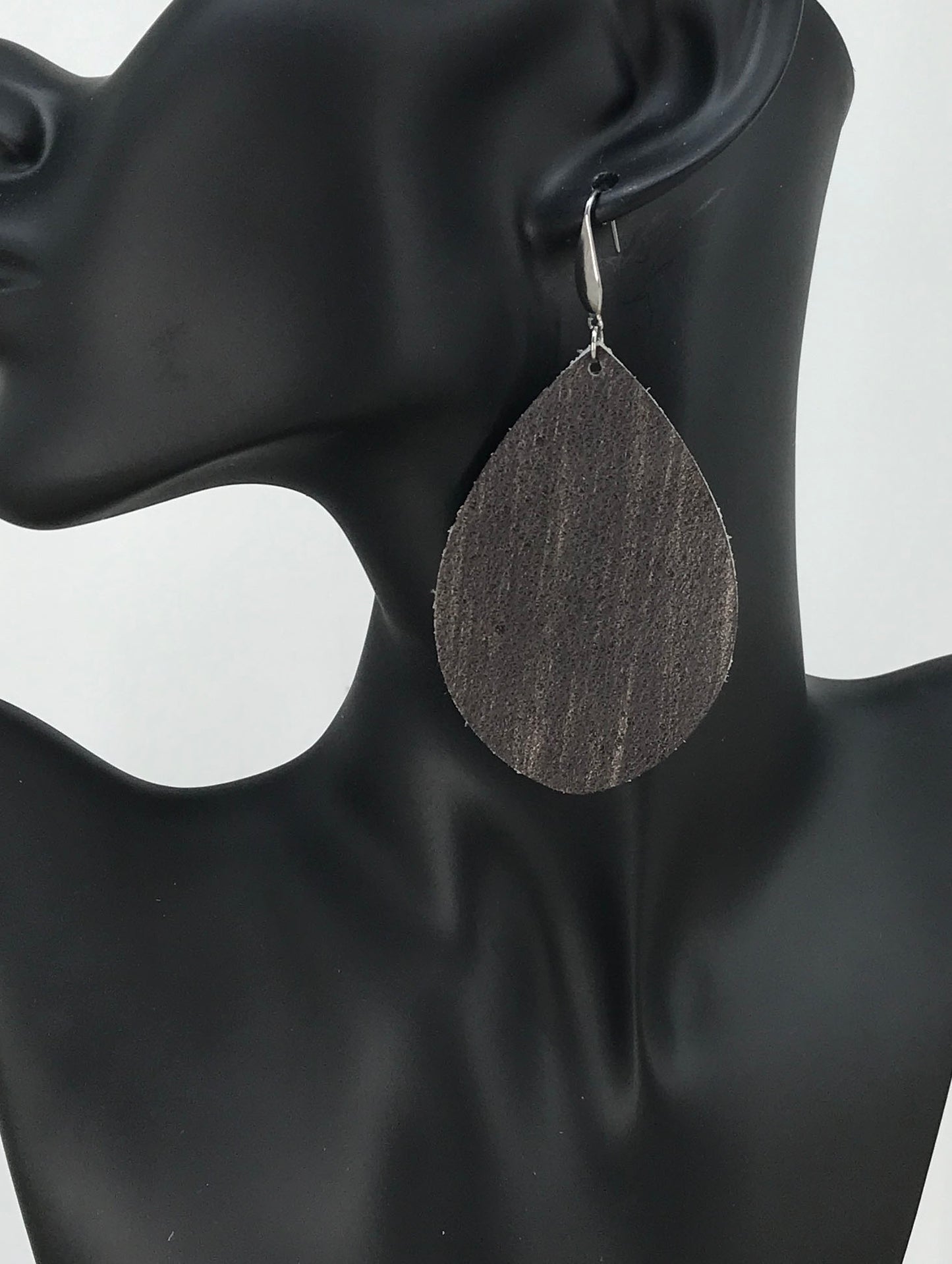 Bronze Genuine Leather Earrings - E19-1975