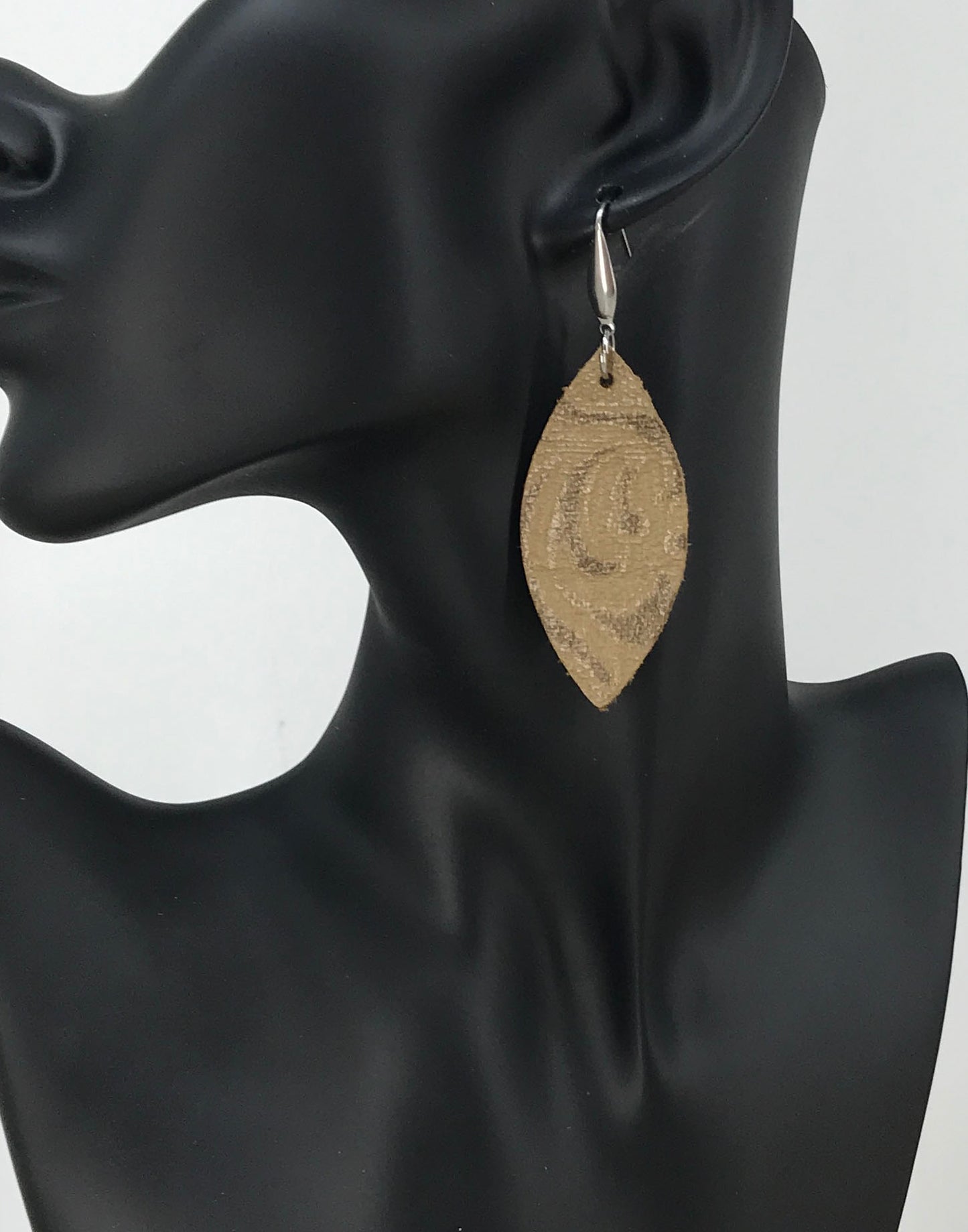 Genuine Leather Earrings - E19-202