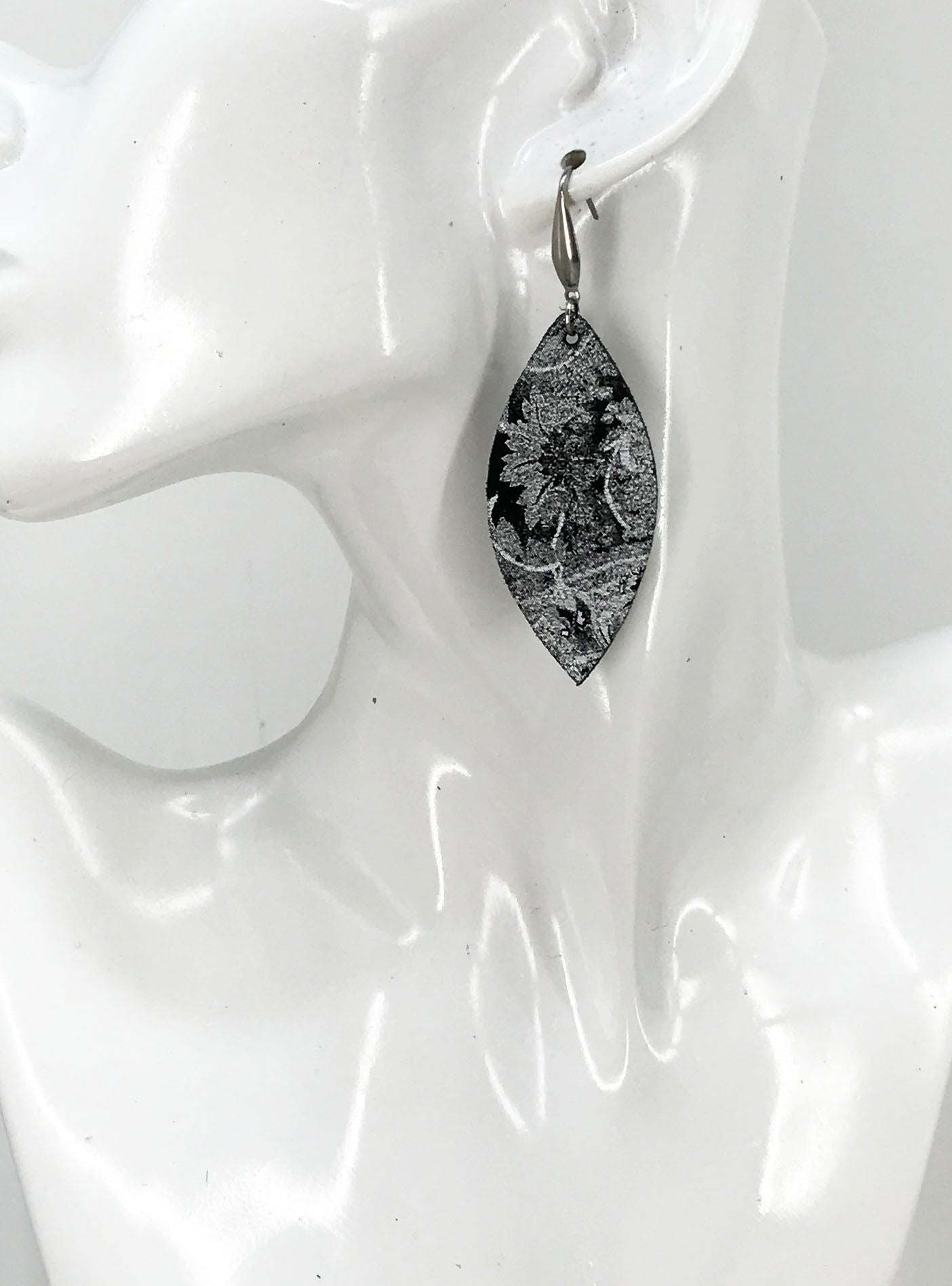 Genuine Leather Earrings - E19-210