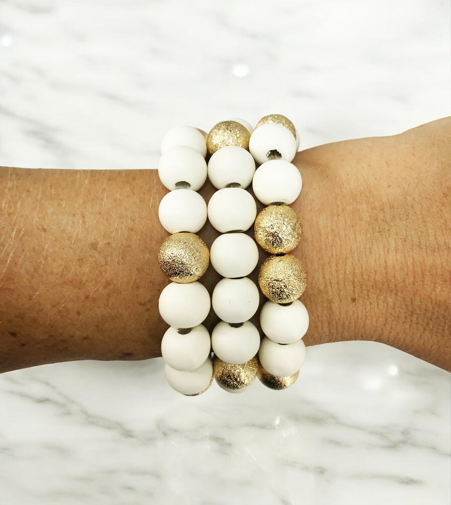 Ivory Isabelle Stack Bracelet Set