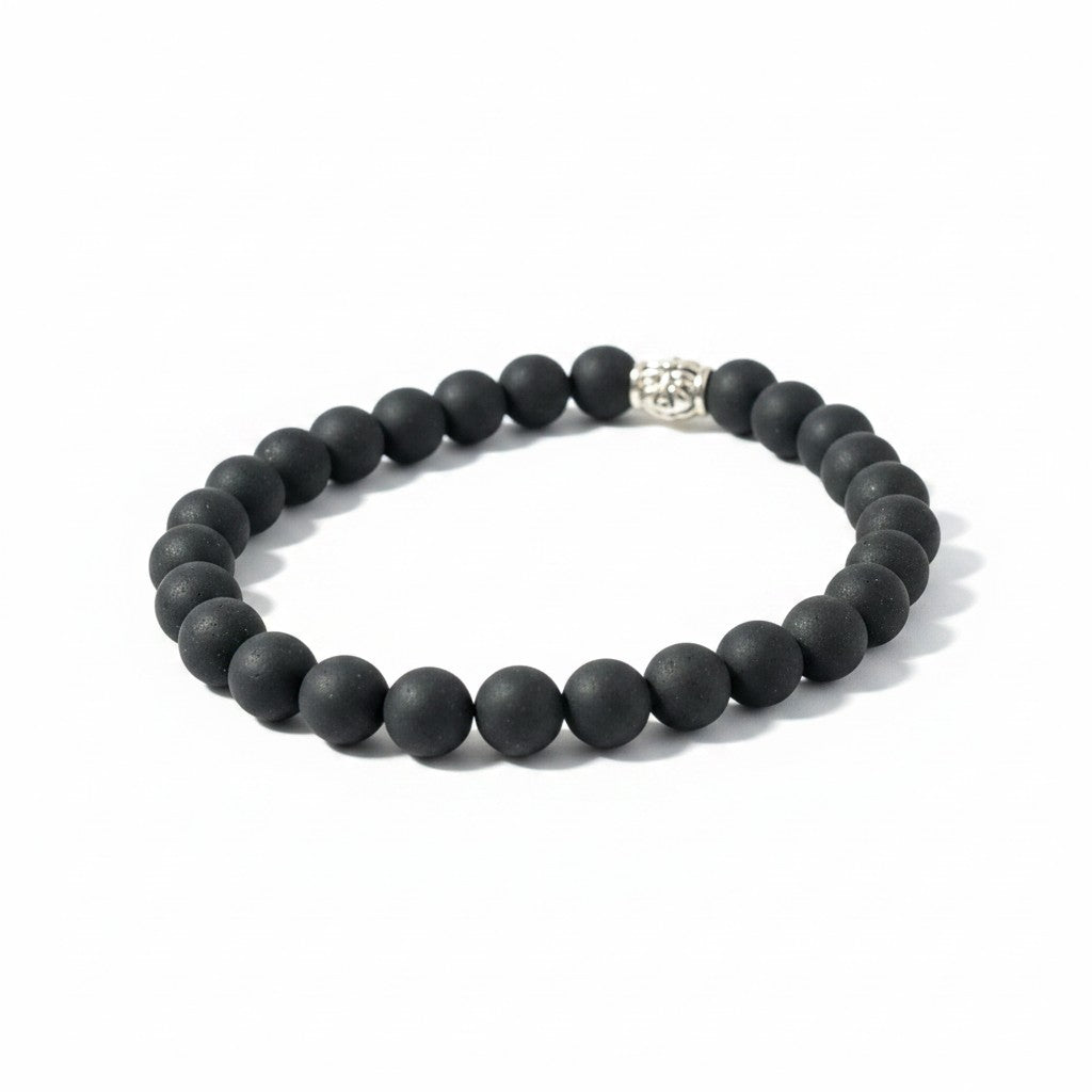 Midnight Black Druzy Bracelet