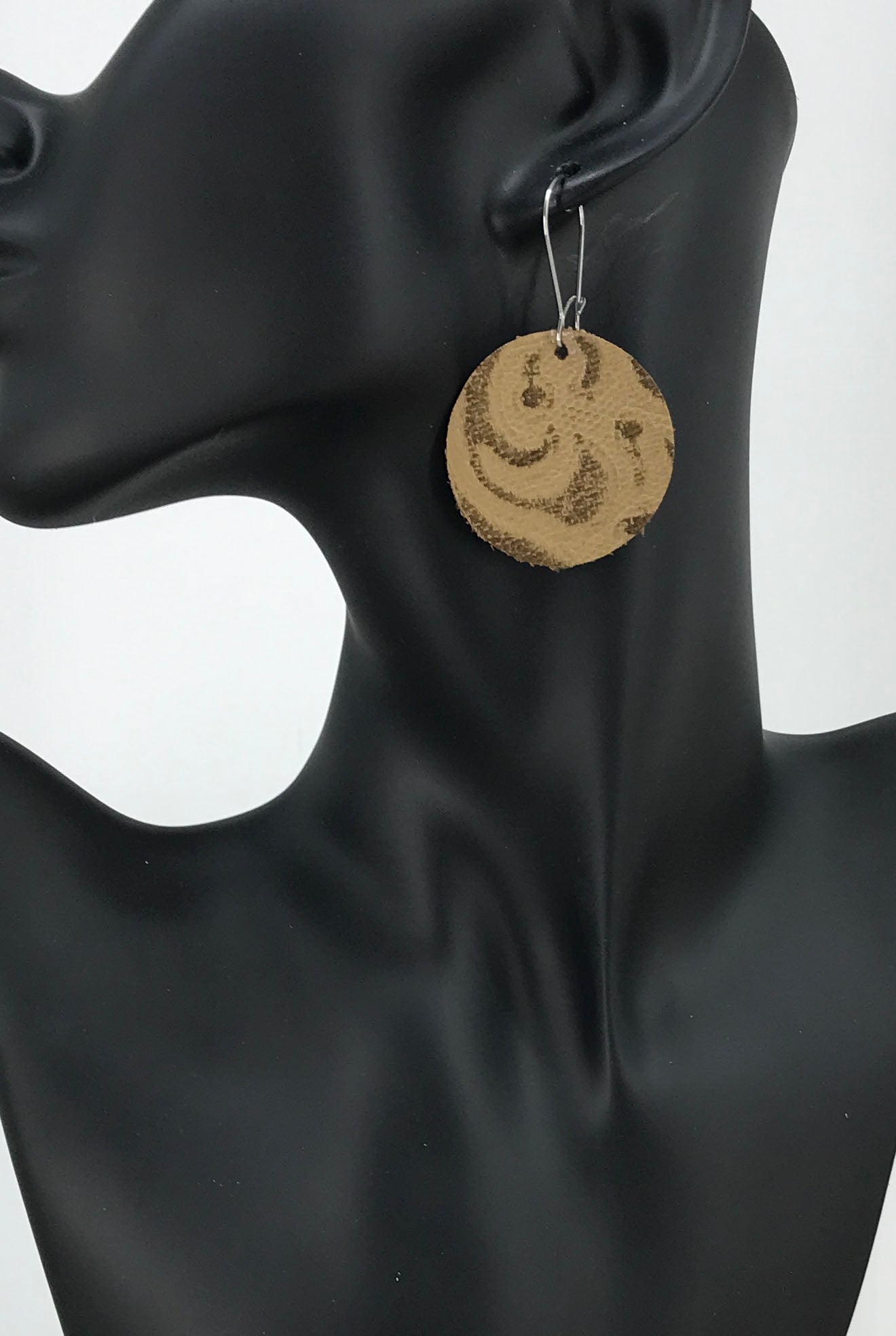 Genuine Leather Earrings - E19-219