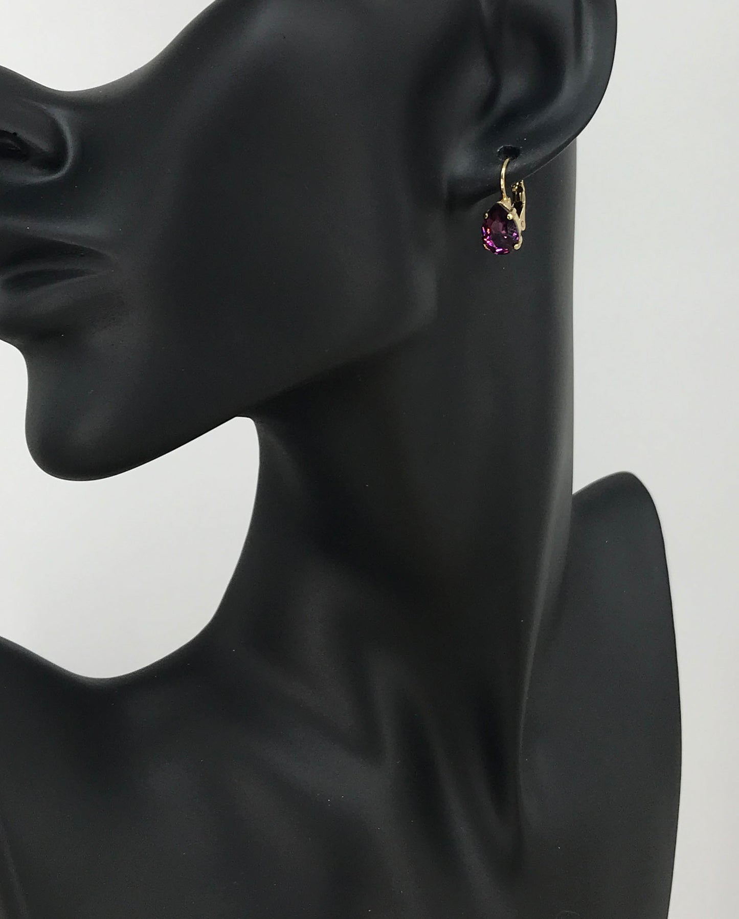 Pear Shape Crystal Earrings - E19-2558