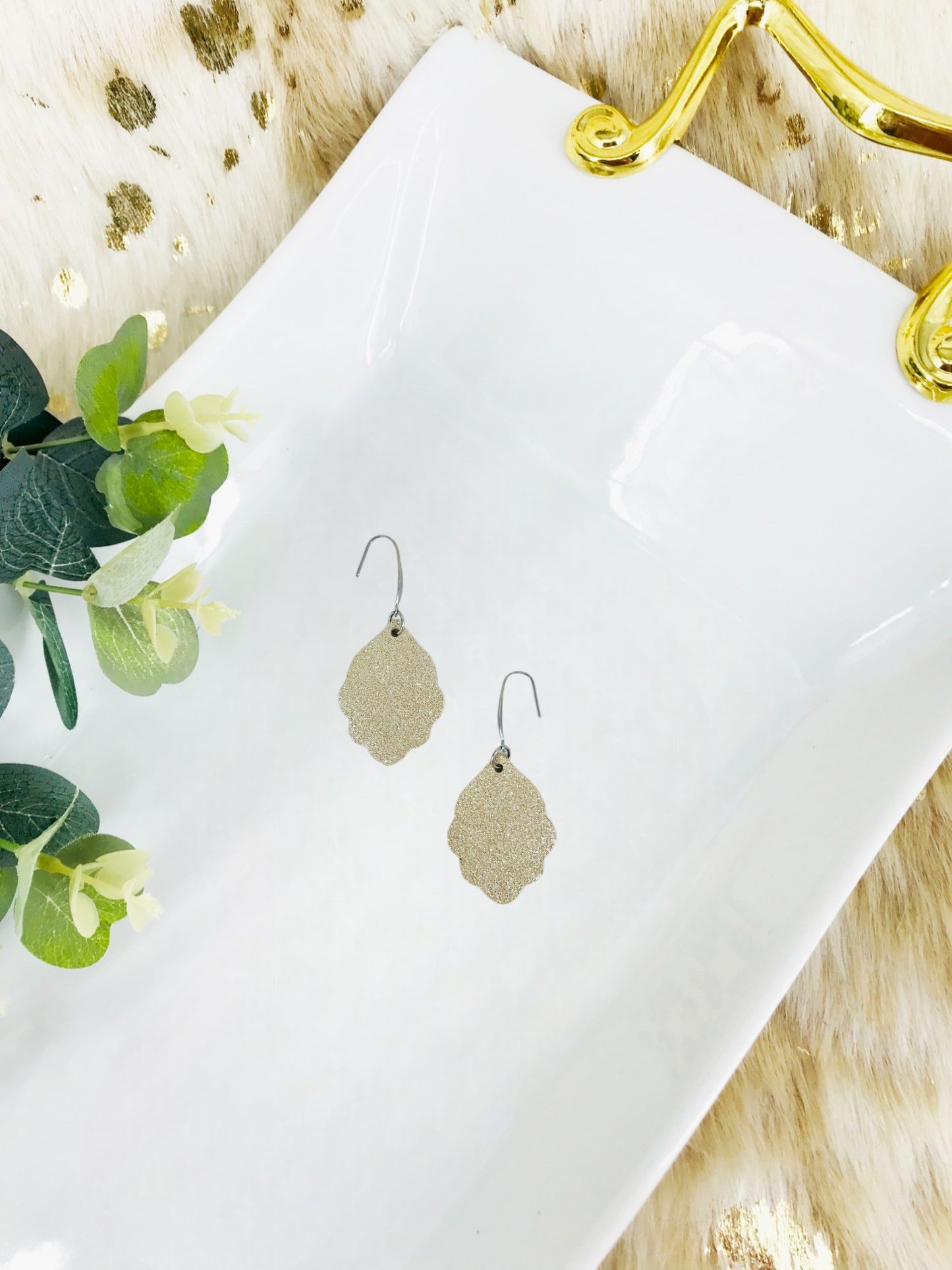 Genuine Leather Earrings - E19-2589