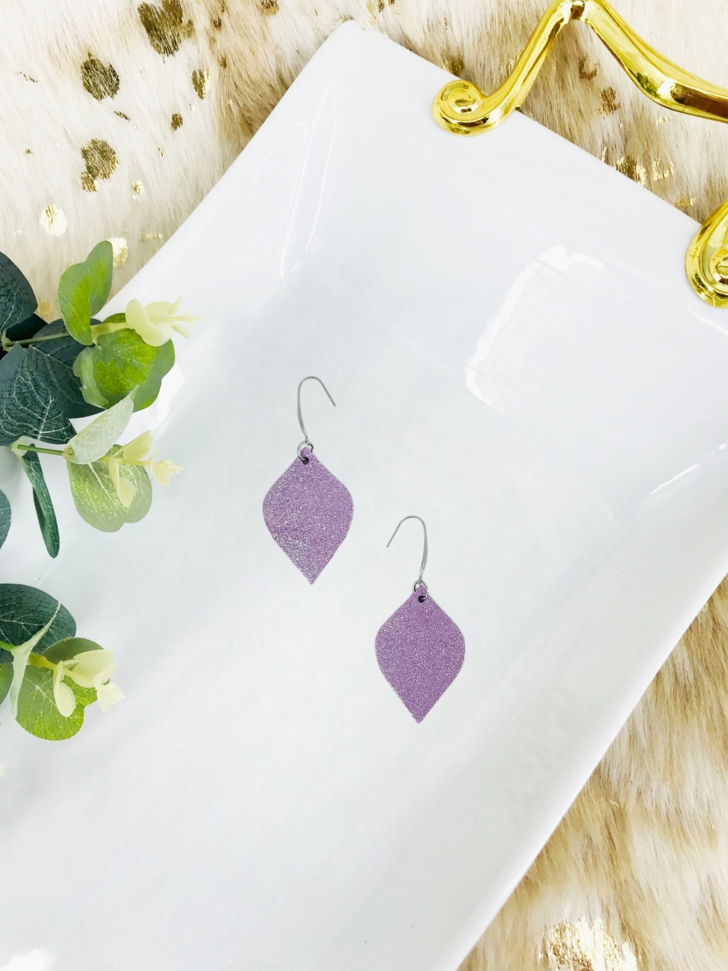 Genuine Leather Earrings - E19-2608