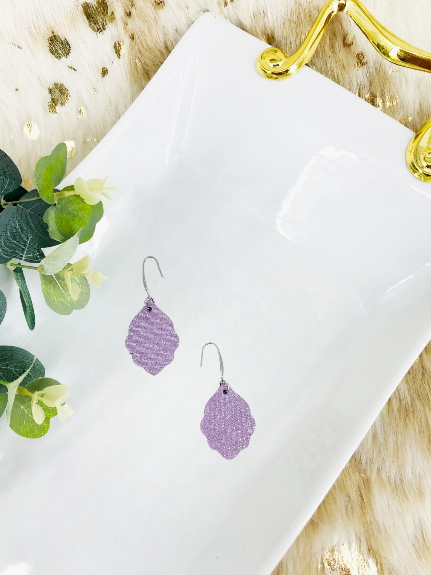 Genuine Leather Earrings - E19-2609