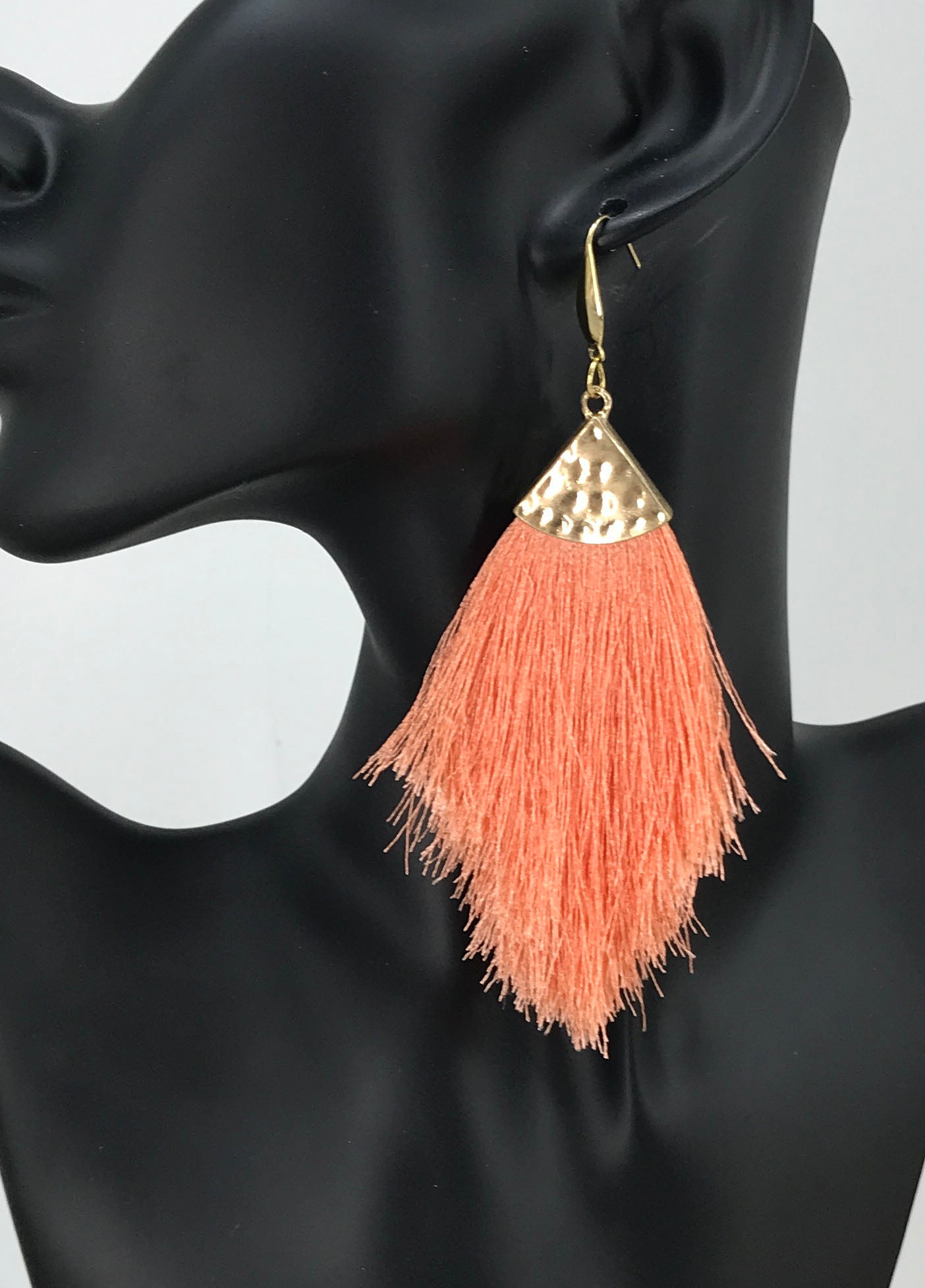 Large Tassel Pendant Earring - E19-2765