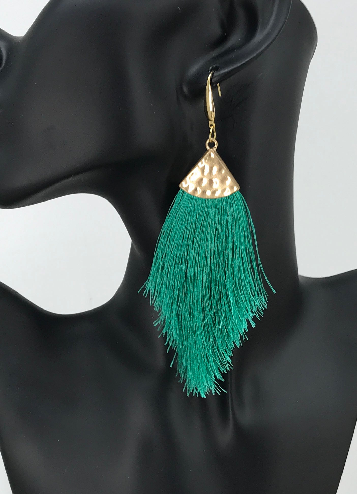 Large Tassel Pendant Earring - E19-2776