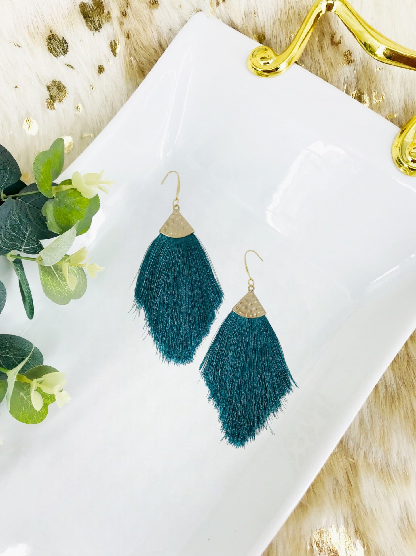 Large Tassel Pendant Earring - E19-2783