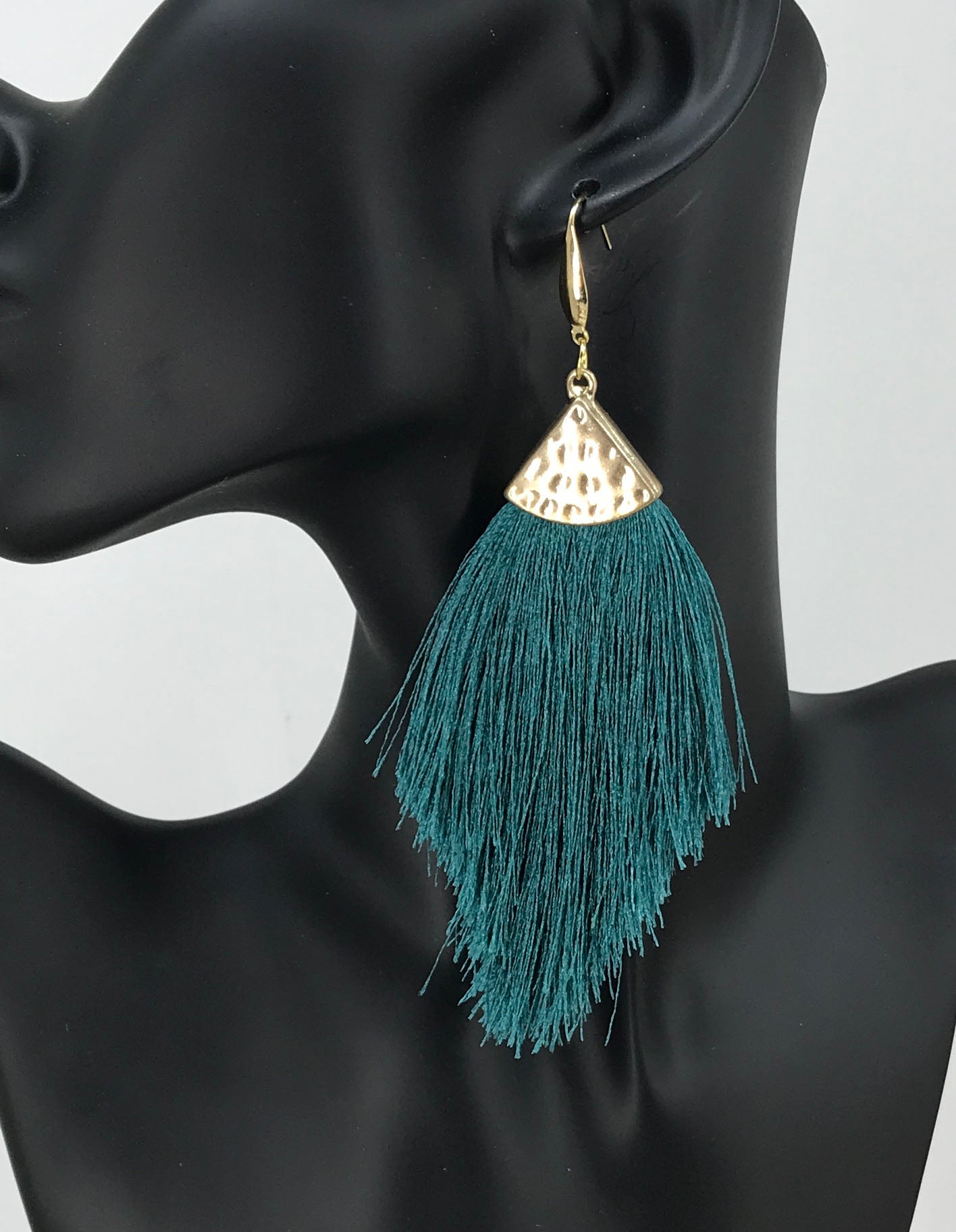 Large Tassel Pendant Earring - E19-2783