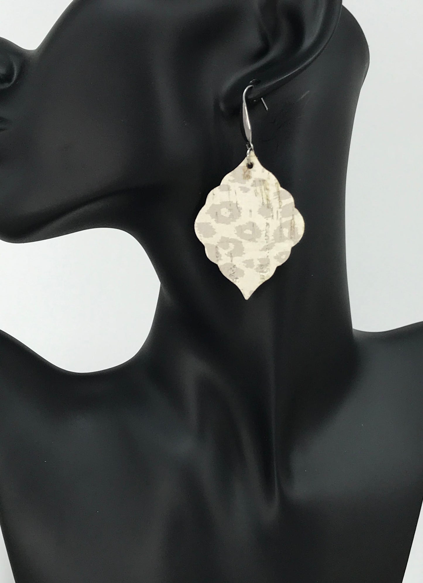 Barely Blush Leopard Drop Earrings