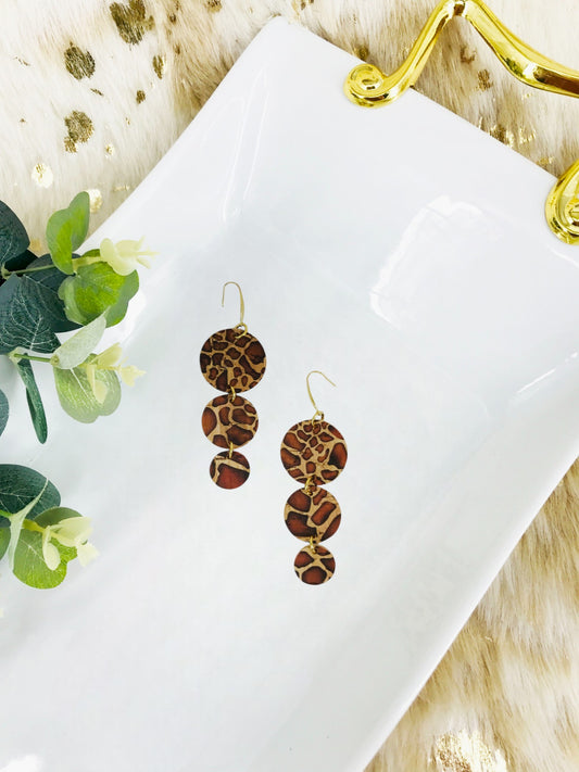 Giraffe Cork Earrings - E19-2944