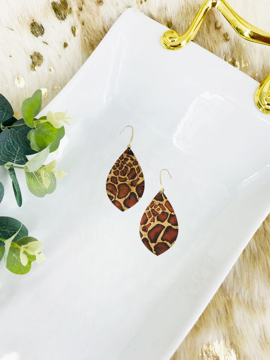Giraffe Cork Earrings - E19-2947