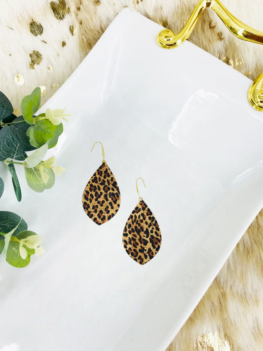 Baby Cheetah Cork Earrings - E19-2949