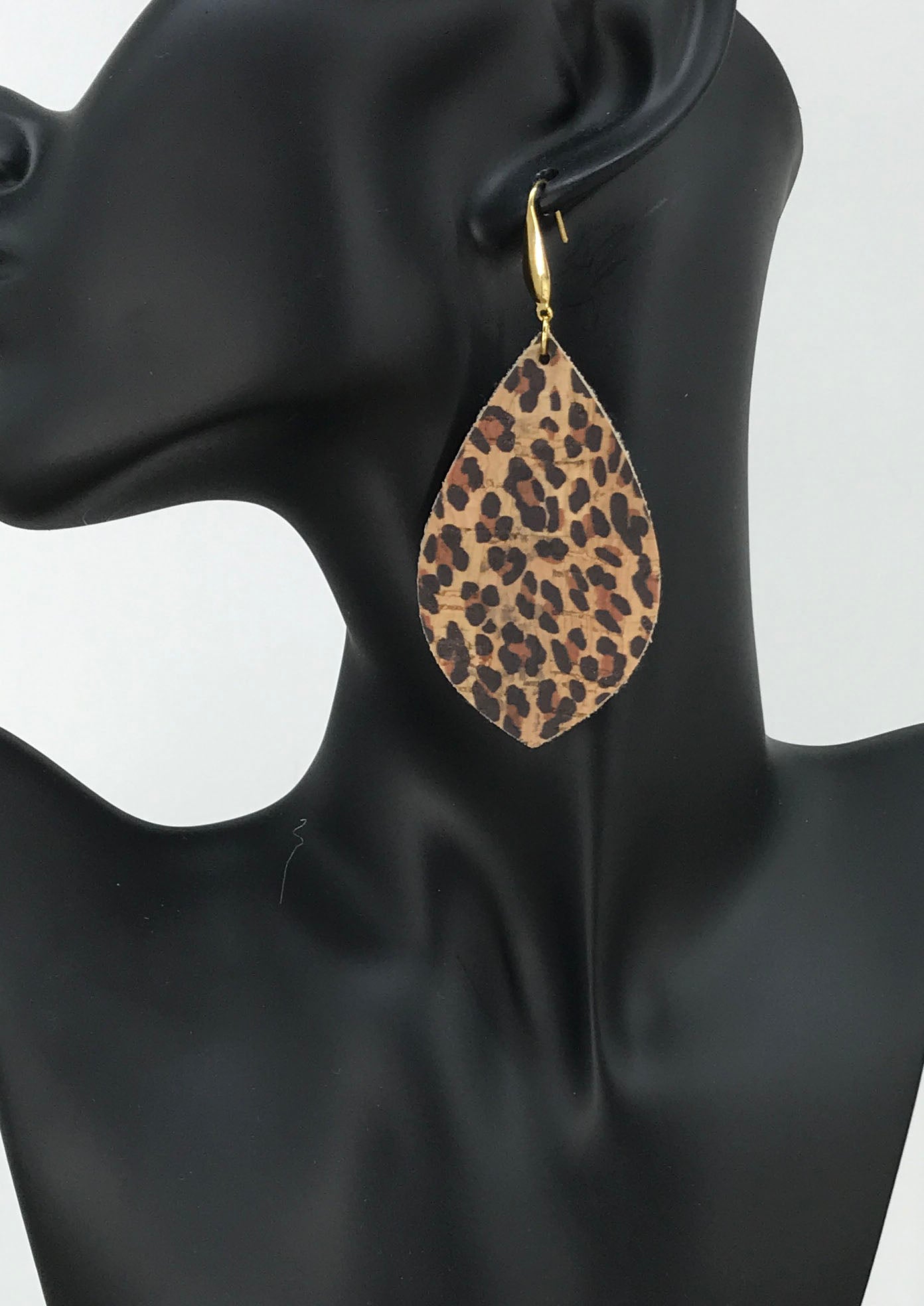 Baby Cheetah Cork Earrings - E19-2949