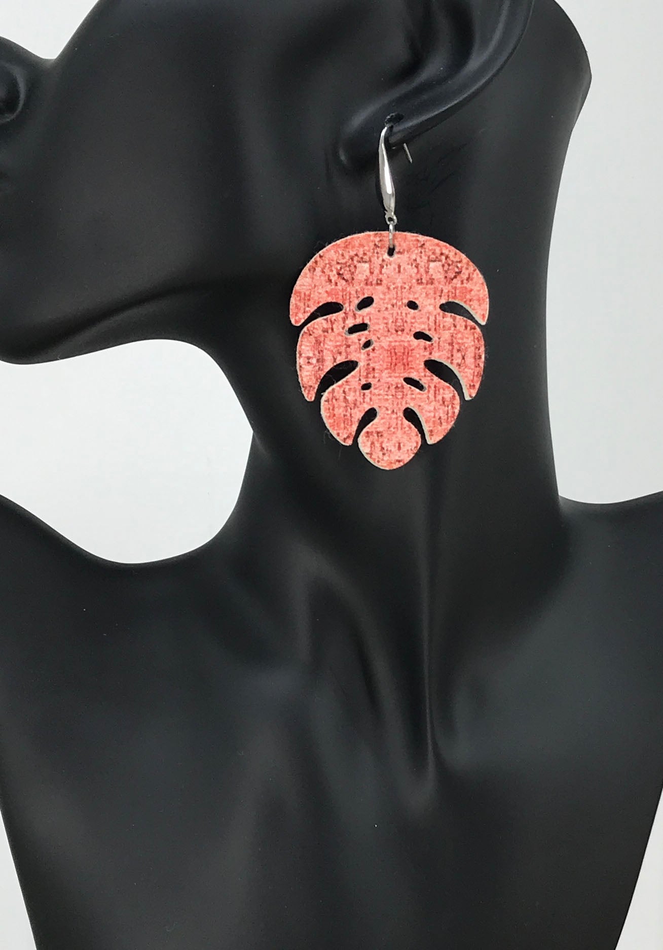 Red Cork Earrings - E19-3022
