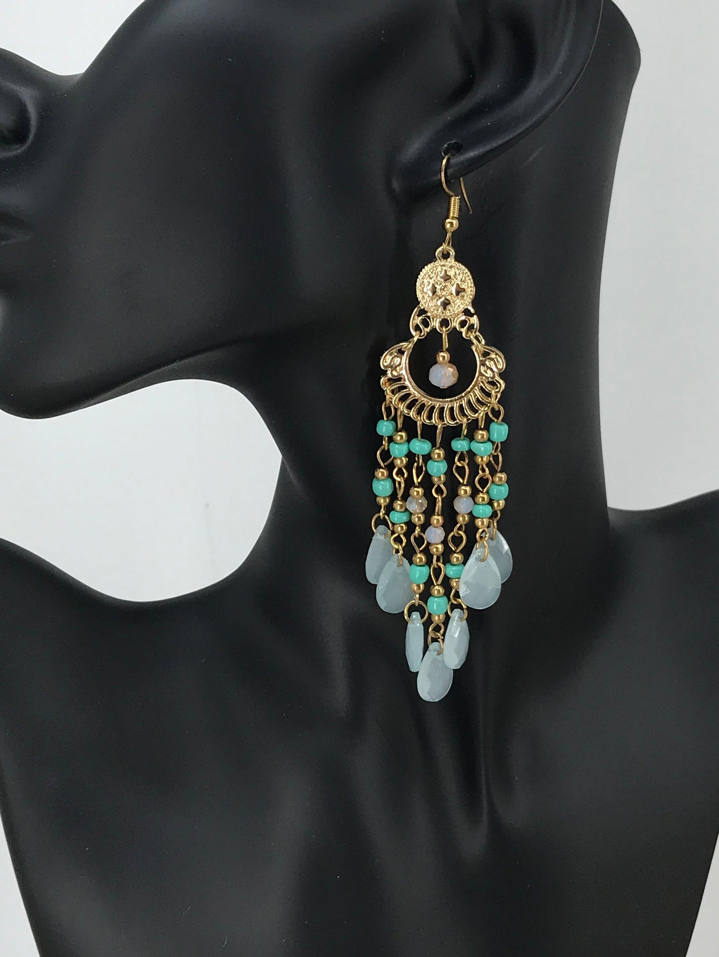 Bohemian Rhinestone Dangle Earrings - E19-3099