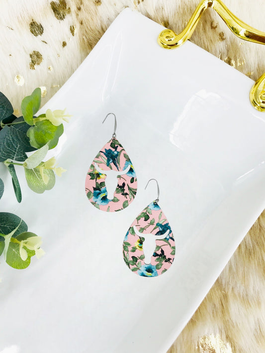 Floral Bull Head Earrings - E19-3316