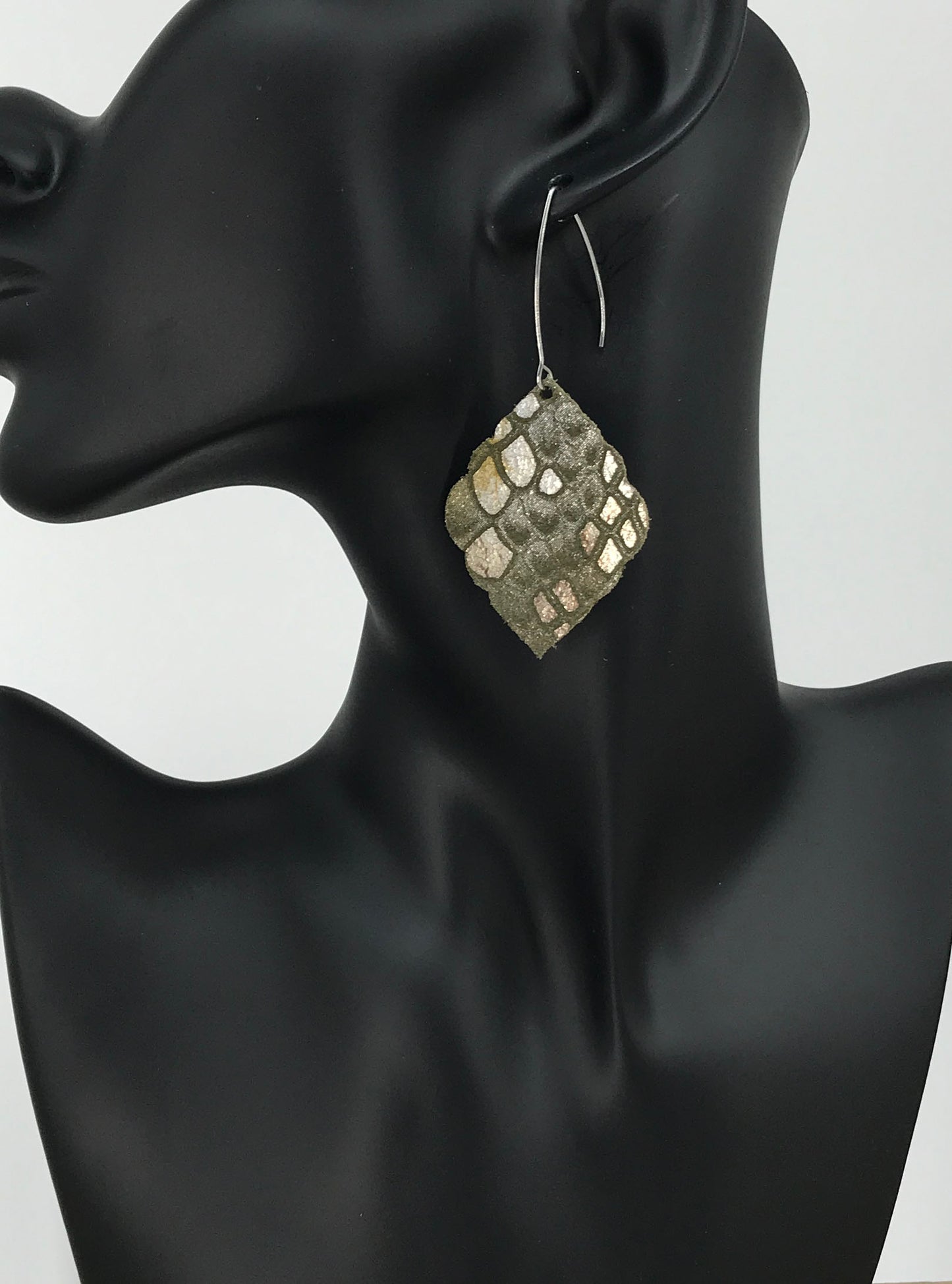 Genuine Leather Earrings - E19-353