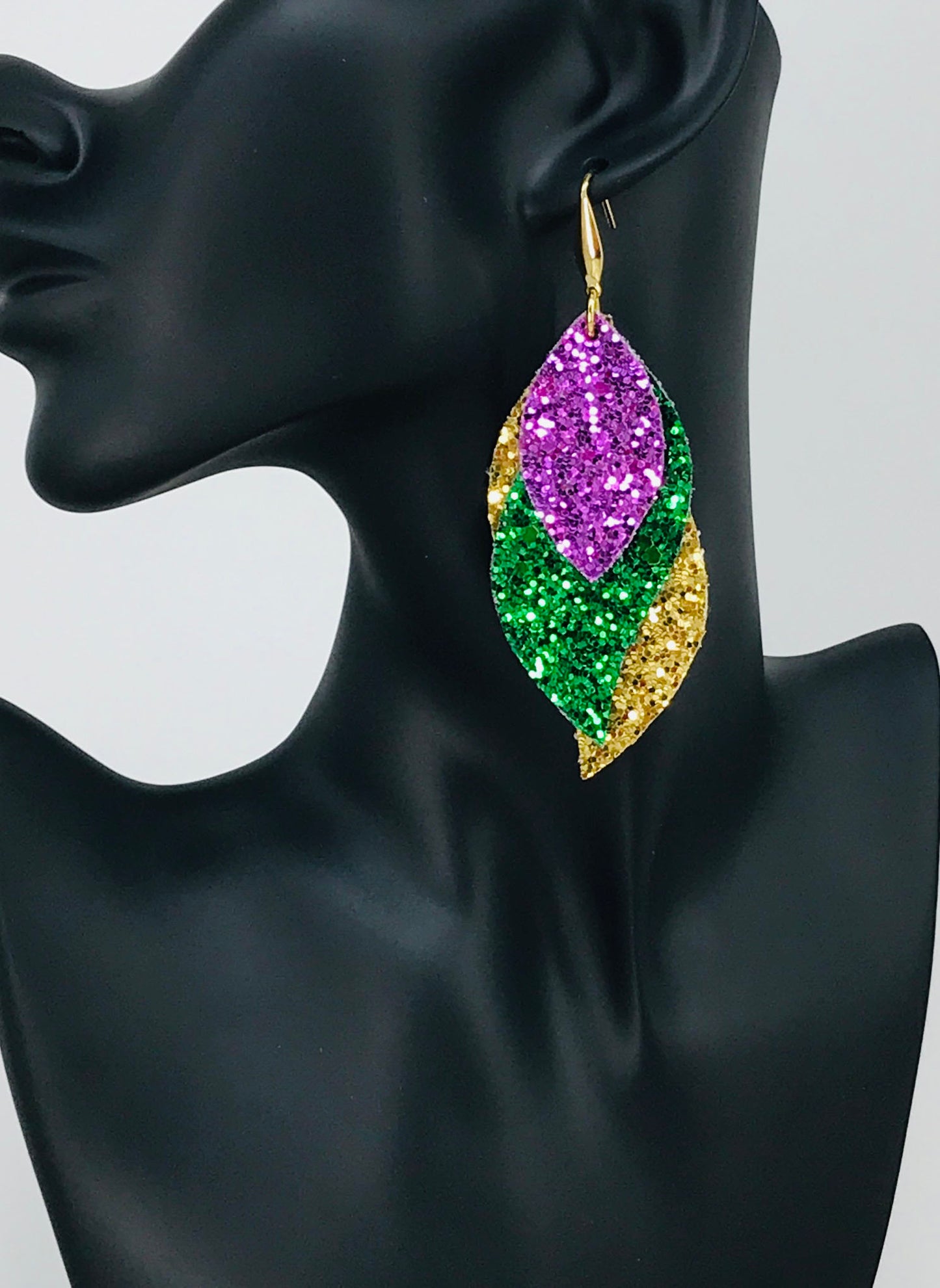 Mardi Gras Themed Earrings - E19-3810