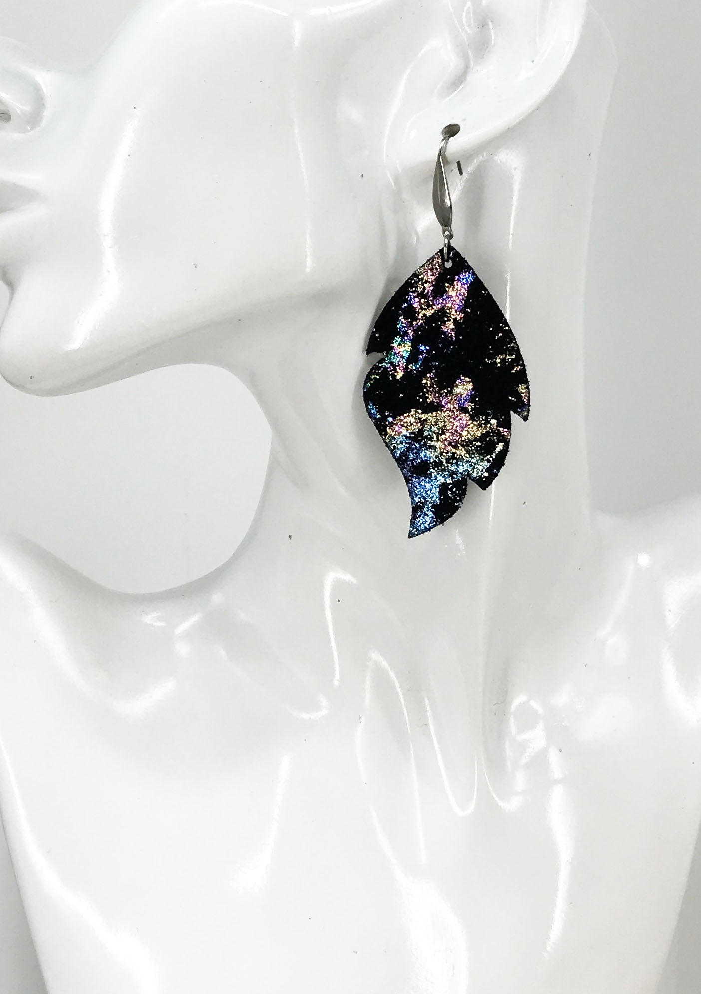 Northern Lights Leather Earrings - E19-3857