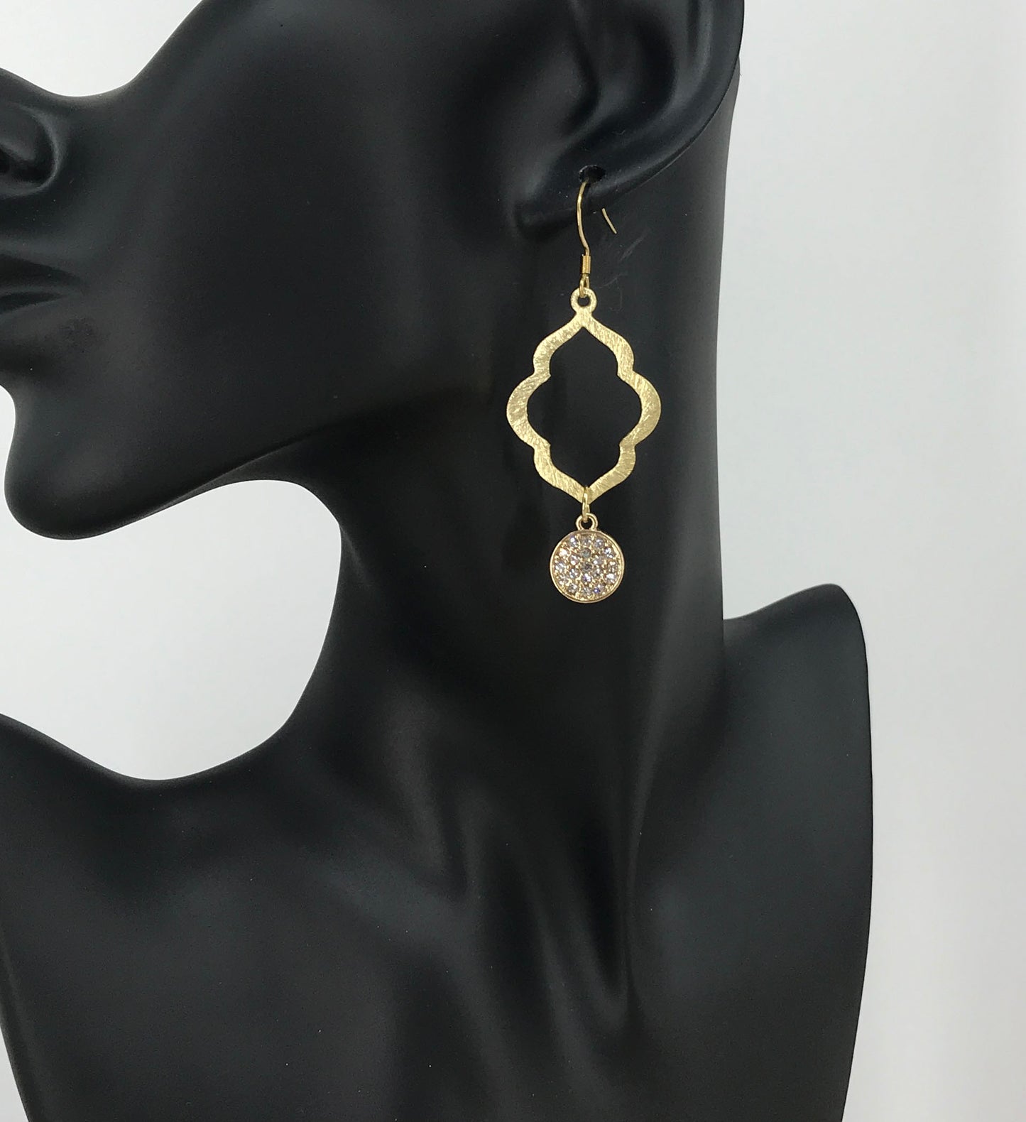 Pave Pendant Earrings - E19-3972