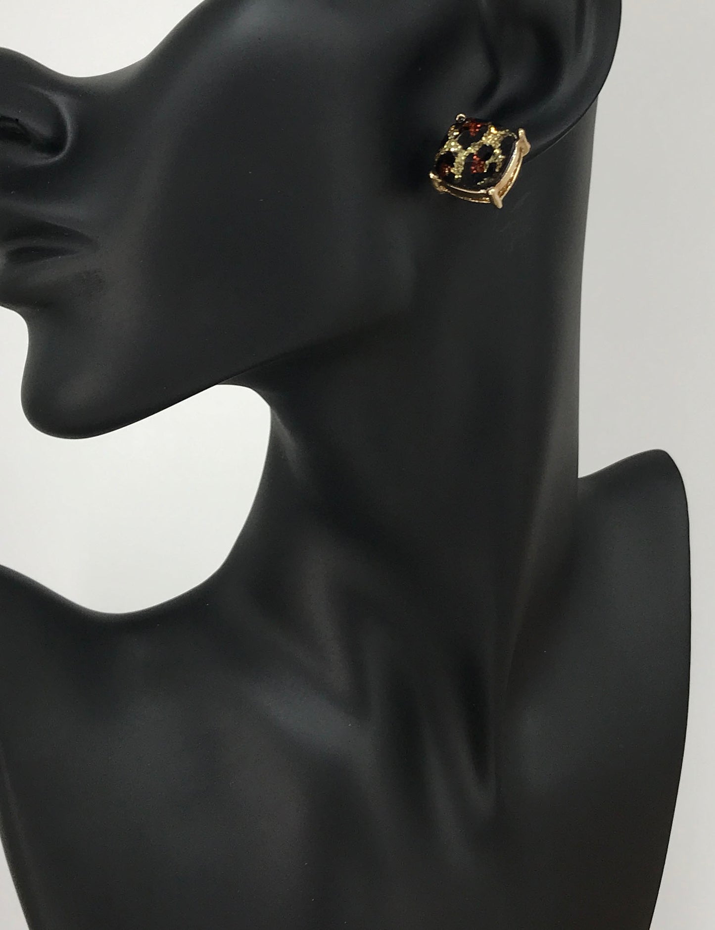 Leopard Stud Earrings - E19-4120