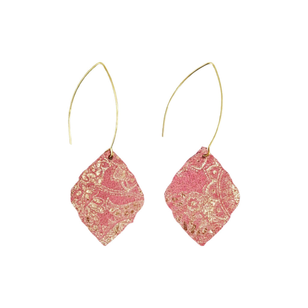 Genuine Leather Earrings - E19-422