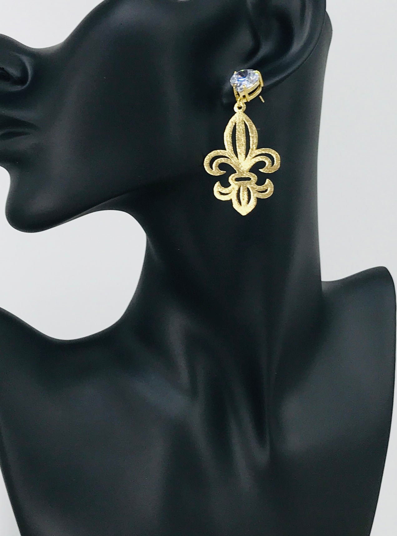 CZ Stud and Pendant Earrings - E19-4320