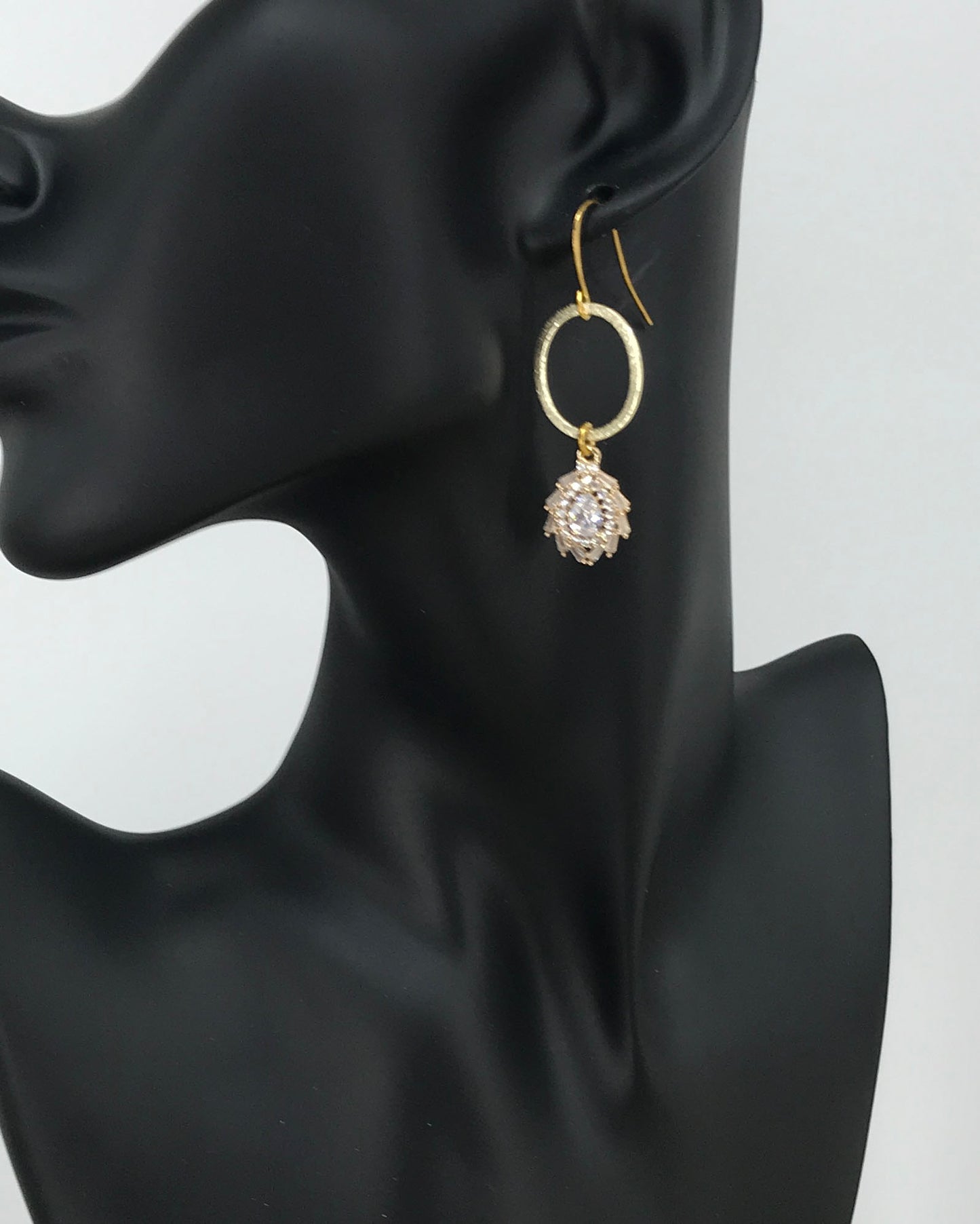 CZ Pendant Earrings - E19-4394