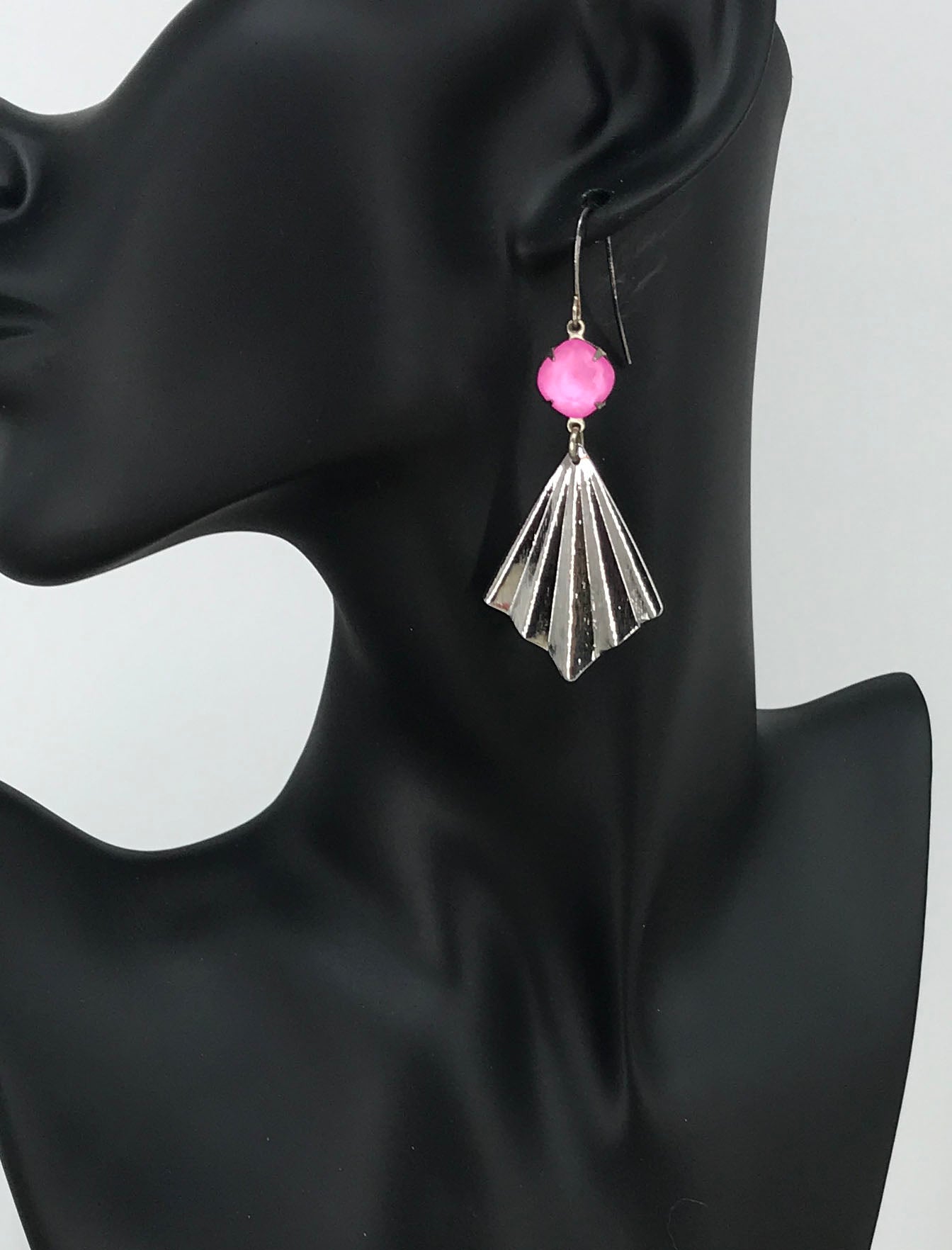 Crystal & Pendant Earrings - E19-4399
