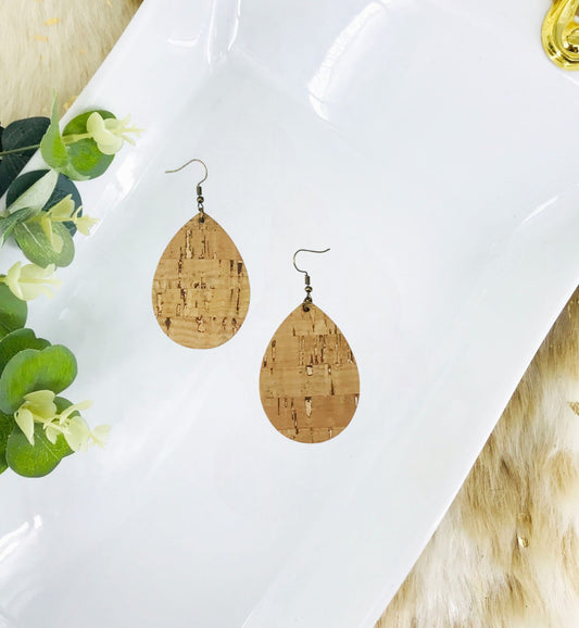 Natural Cork Earrings - E19-4659