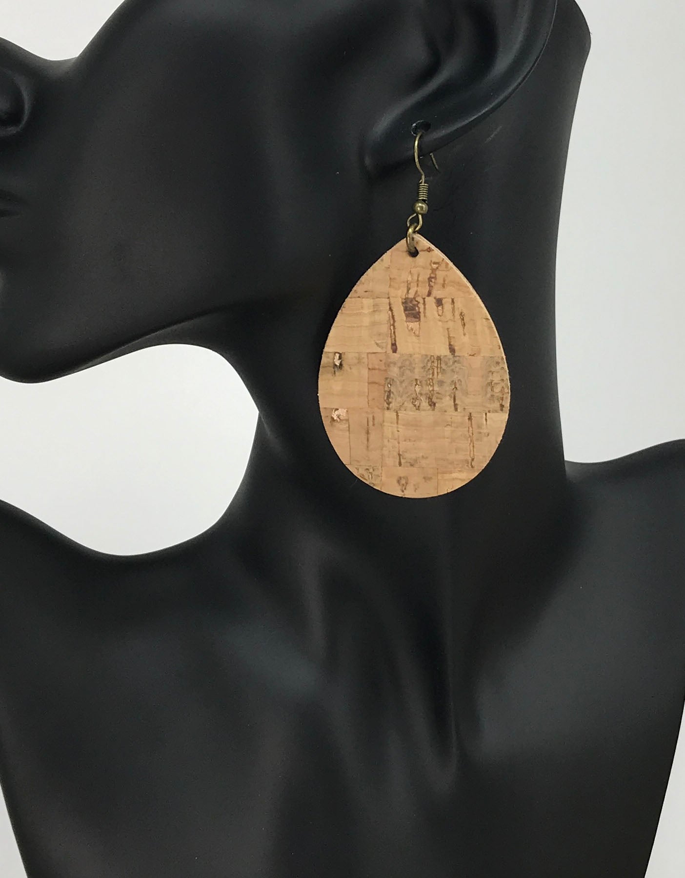 Natural Cork Earrings - E19-4659