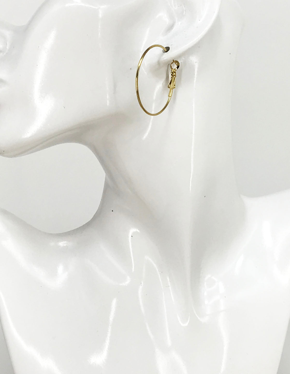 1" Thin Hoop Earrings