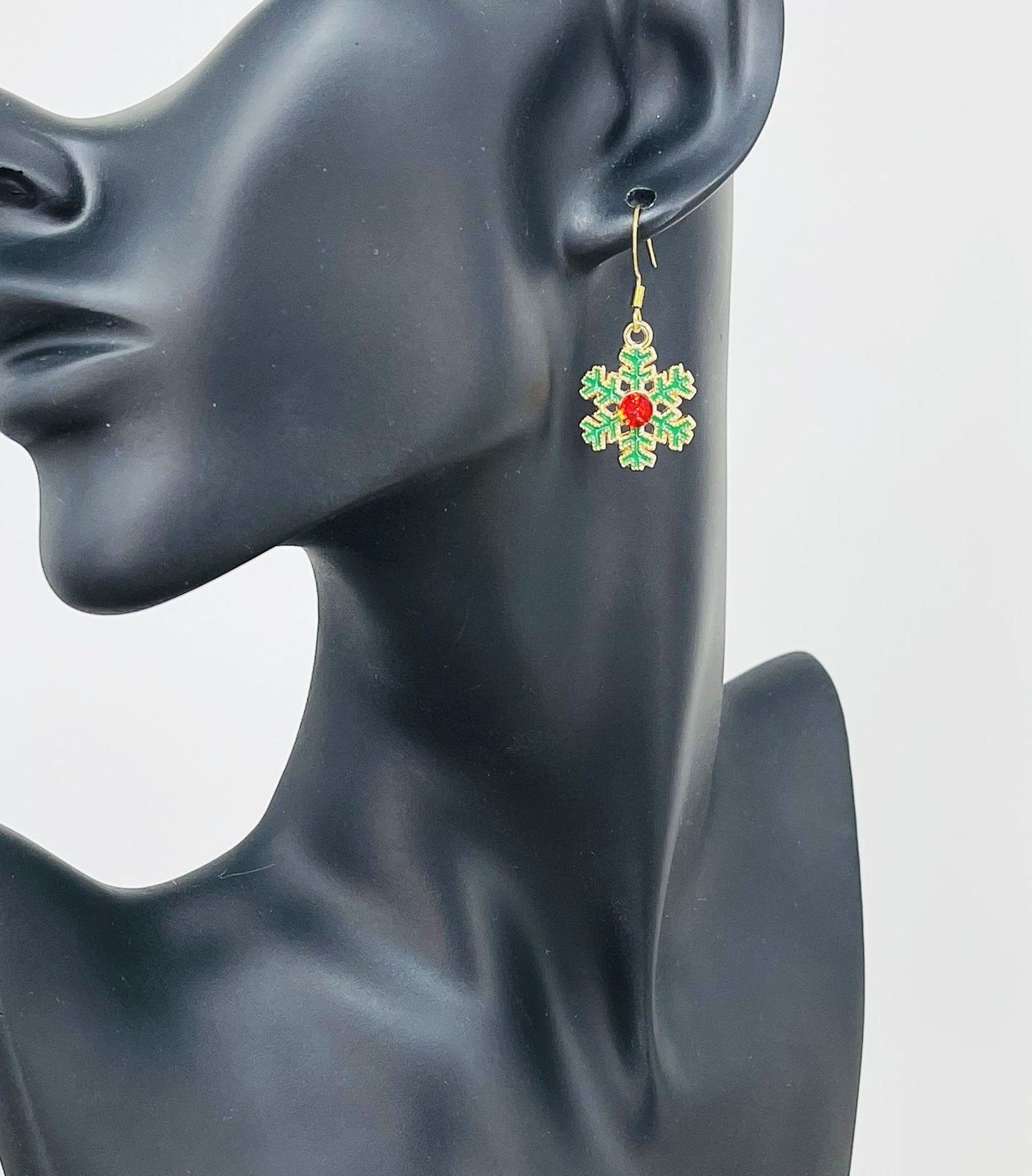 Snowflake Pendant Earrings