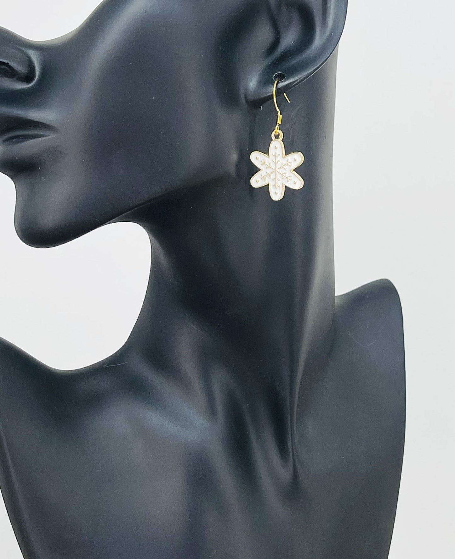 Snowflake Pendant Earrings