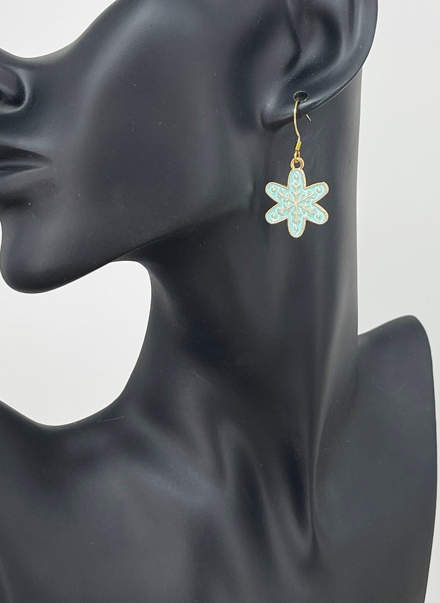 Snowflake Pendant Earrings