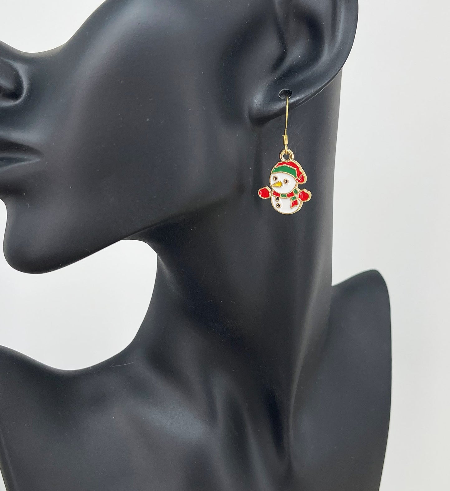 Snowman Pendant Earrings